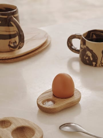 Cairn eggeglass 2-pakning - Oak - ferm LIVING