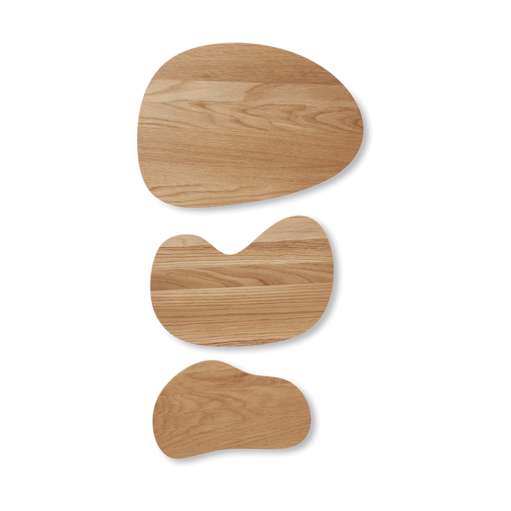 Cairn skjærefjøl 3 deler - Oak - ferm LIVING