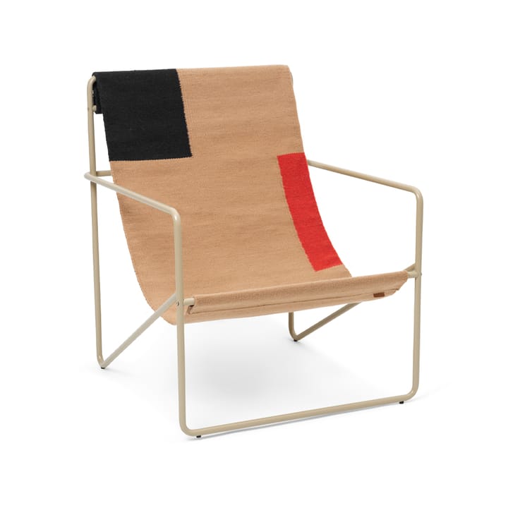 Desert loungestol - Block, cashmere stativ - ferm LIVING