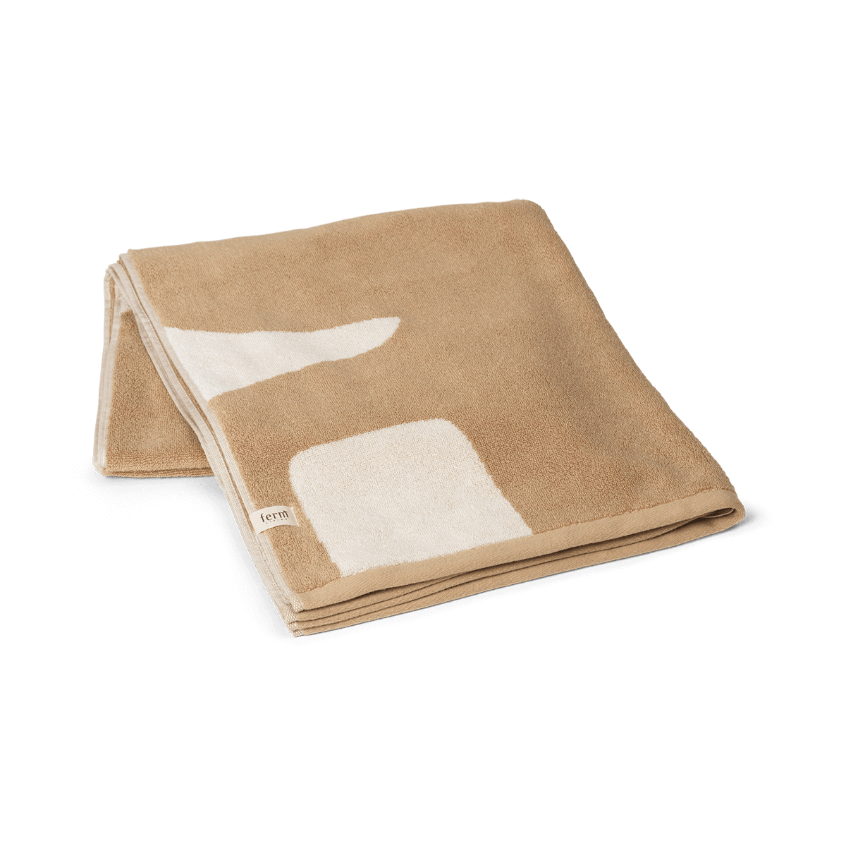 Bilde av ferm LIVING Ebb badelaken 70x140 cm Sand off-white