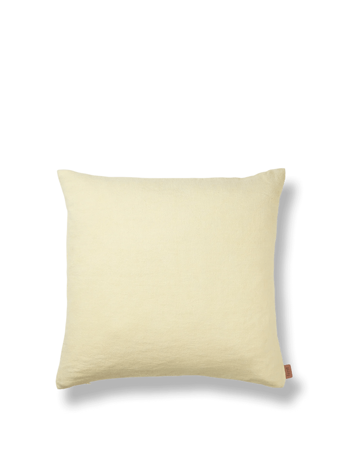 Heavy putetrekk 50x50 cm Linen - Sitron - ferm LIVING