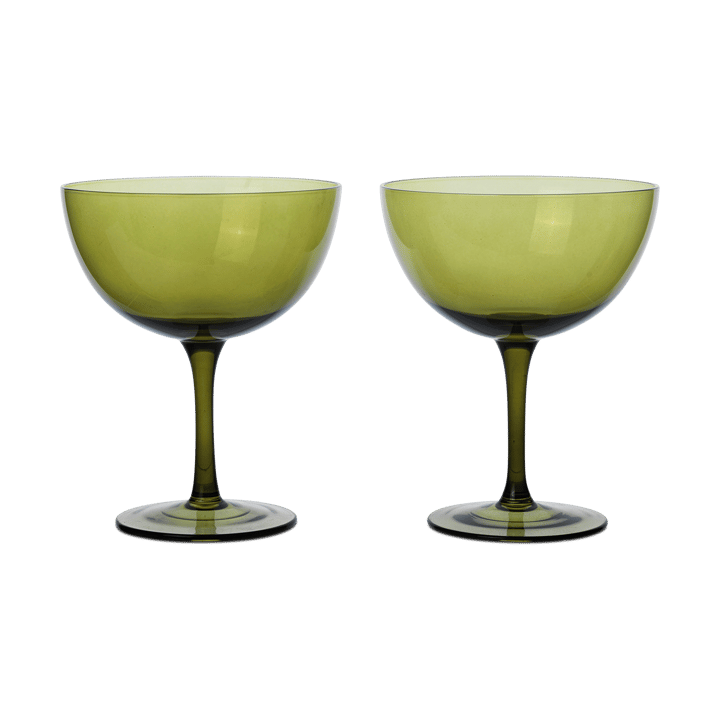 Host cocktailglass 24 cl 2-pakning - Moss green - Ferm LIVING