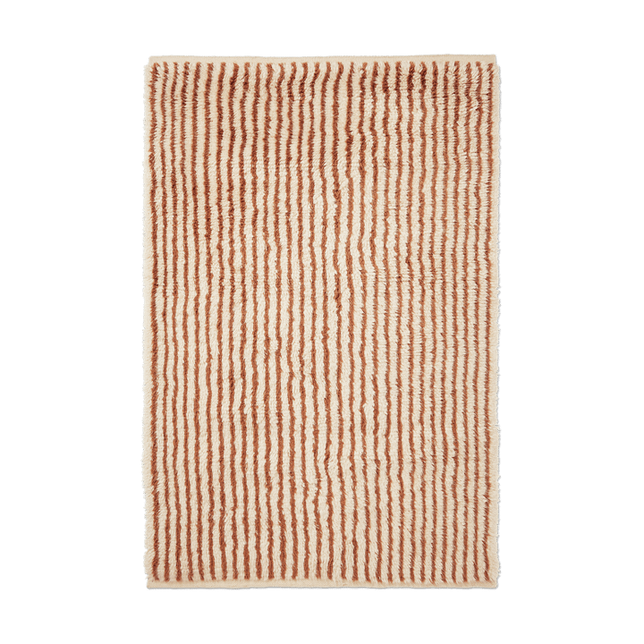 Kami teppe - Off white-red brown, 120x180 cm - Ferm LIVING