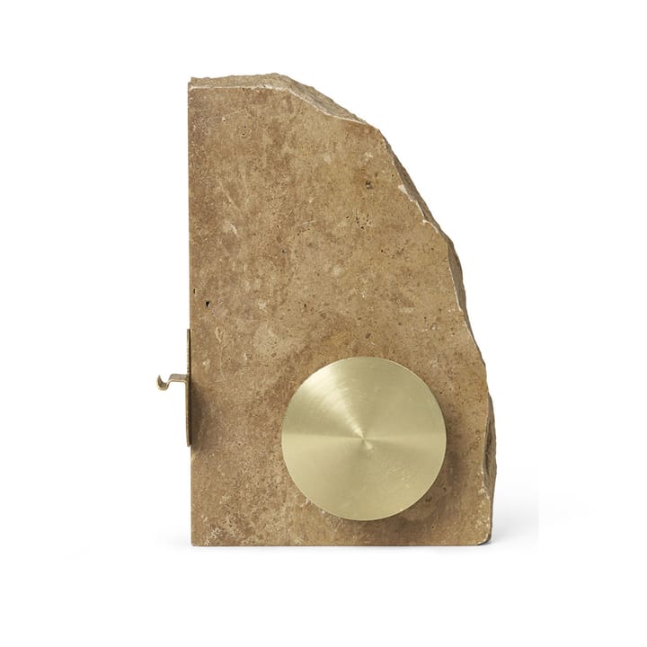 Klint tapeholder 11,6 x 17 cm - Beige travertin - ferm LIVING