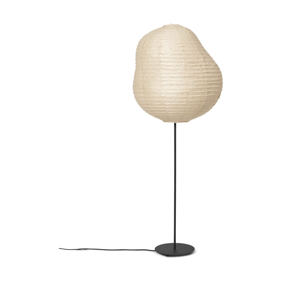 Bilde av ferm LIVING Kurbis gulvlampe high Natural-black