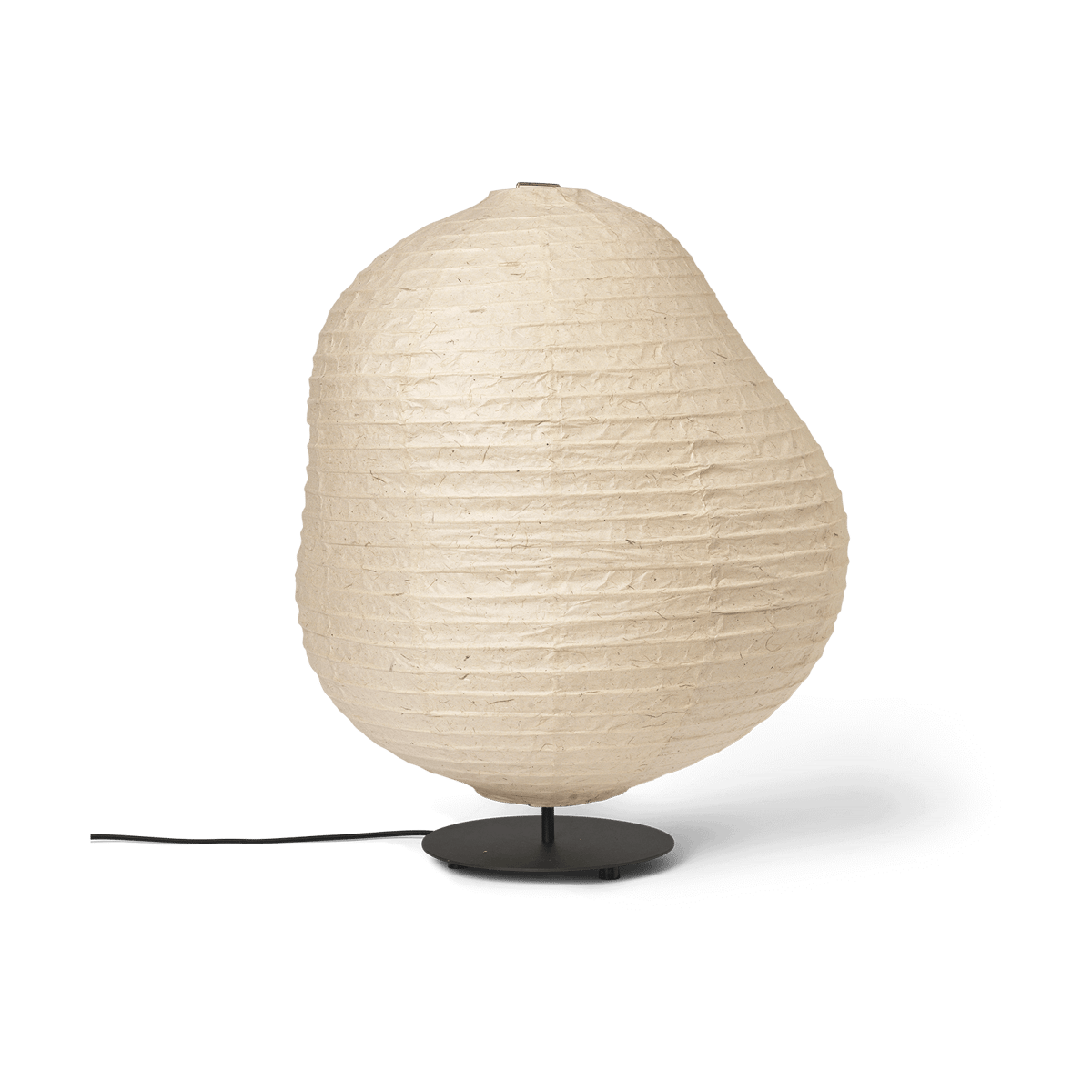 Bilde av ferm LIVING Kurbis gulvlampe low Natural-black