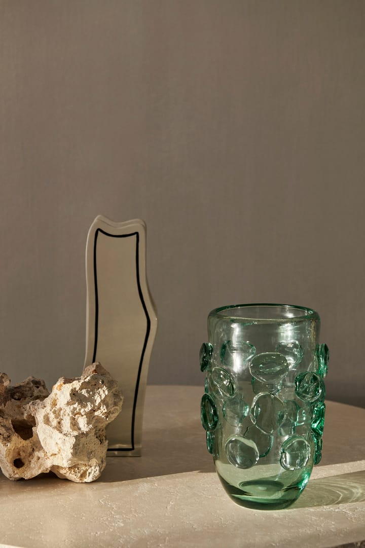 Lump vase Ø 17 x 25 cm, Recycled clear ferm LIVING