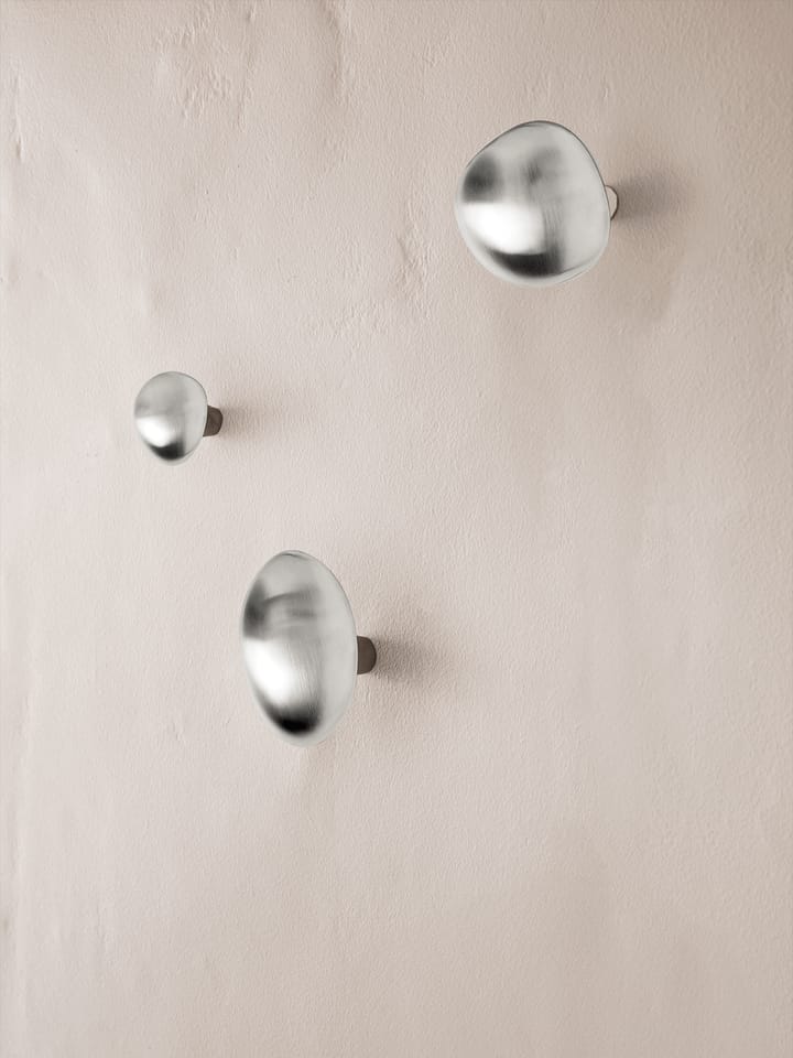 Mushroom knagg - Brushed stainless steel - ferm LIVING