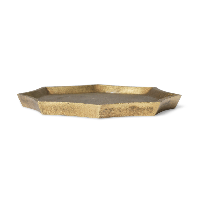 Otte dekorasjonsbrett 9,5x9,5 cm - Brass finish - ferm LIVING