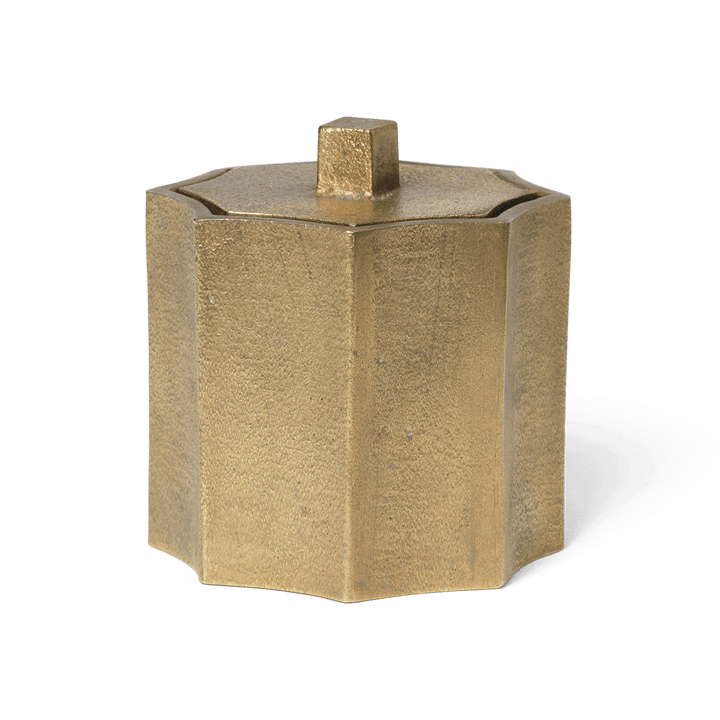 Otte duftlys 23 h - Brass finish - ferm LIVING