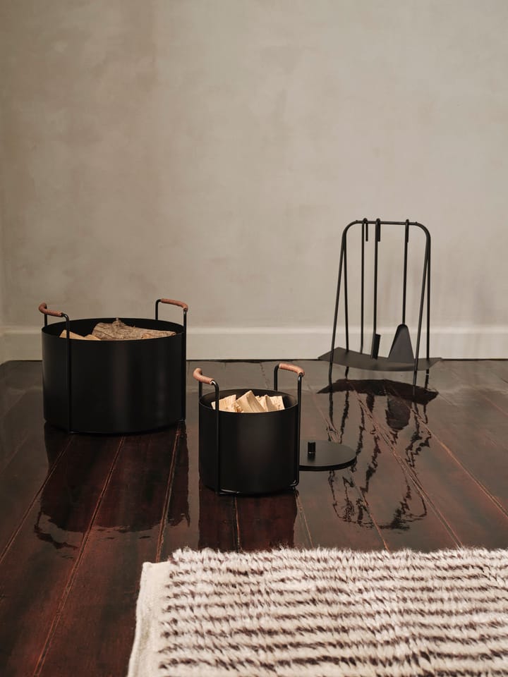 Port vedkorg - Black - ferm LIVING