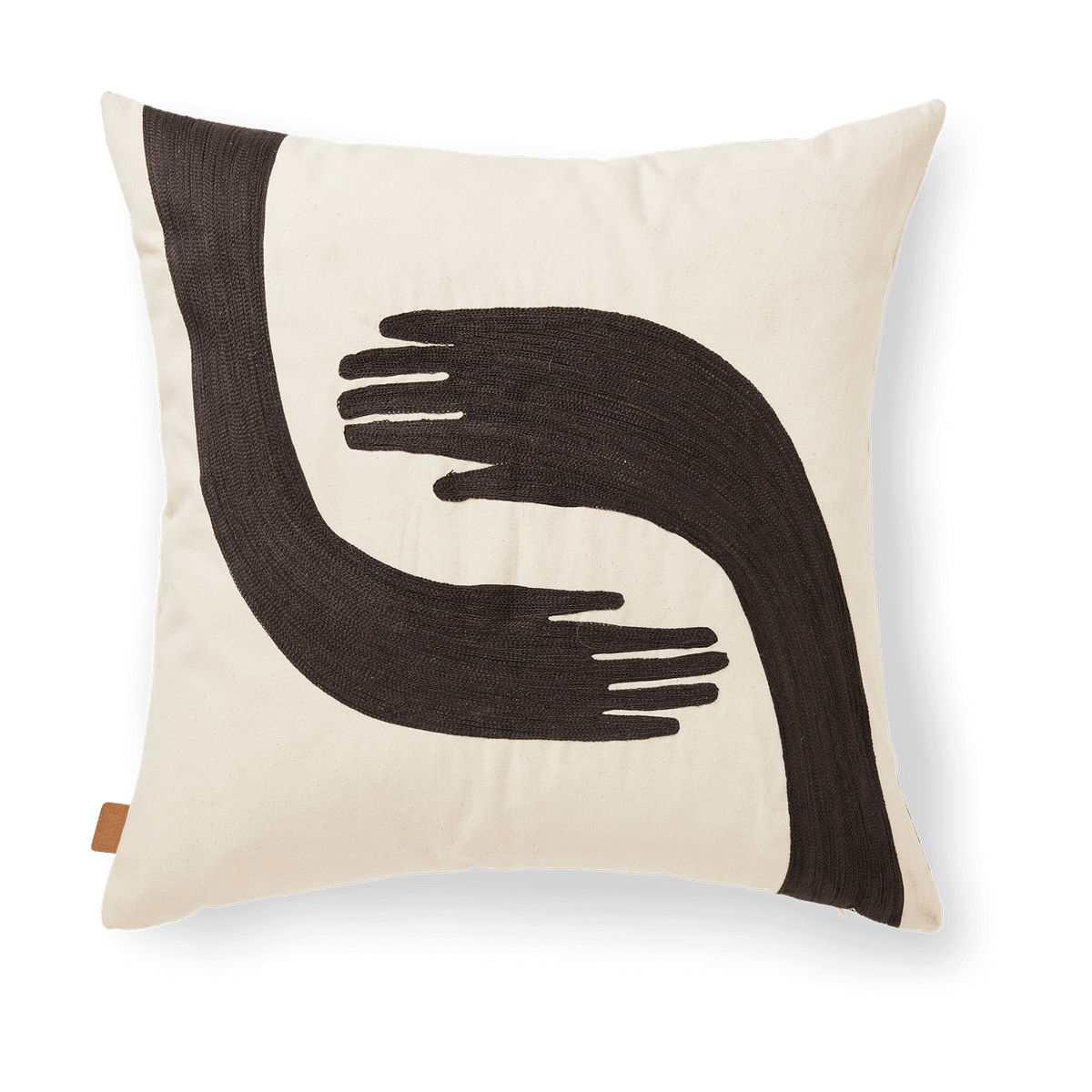 Bilde av ferm LIVING Pose putetrekk 50x50 cm Coffee-undyed