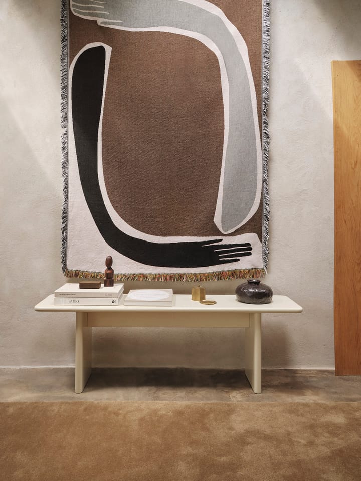 Pose Tapestry pledd 120x170 cm - Coffee - ferm LIVING