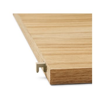 Punctual hylle 90 cm - oak oiled, cashmere - ferm LIVING