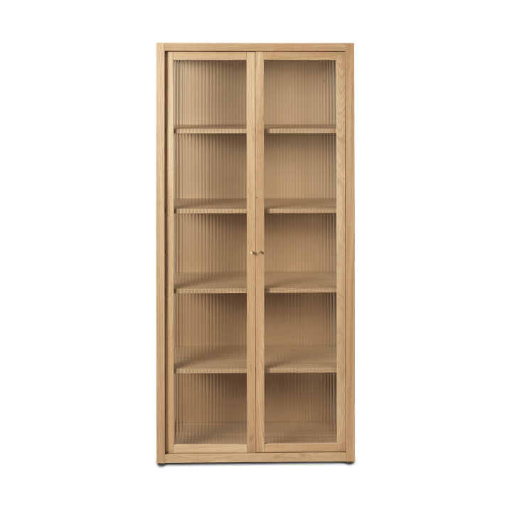 Reed vitrineskap 70x155 cm - Natural oak - Ferm LIVING