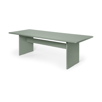 Rink spisebord large 240 x 90 x 74 cm - Tea green - ferm LIVING