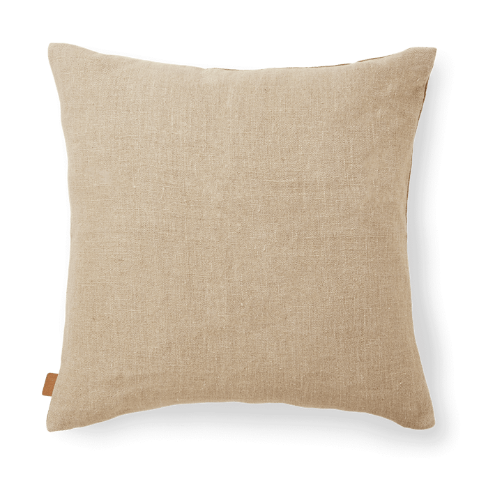 Senti Stripe pute 50x50 cm - Linen-carob brown - ferm LIVING