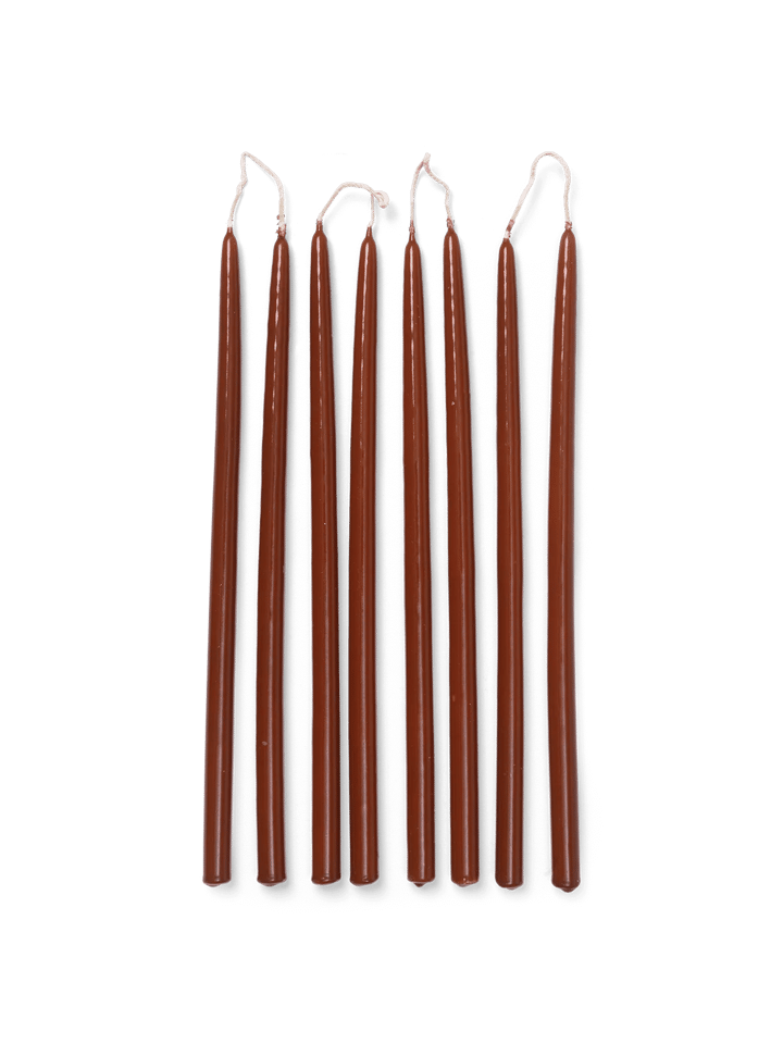 Spike lys Smale 28 cm 8-pakning - Rust - Ferm LIVING