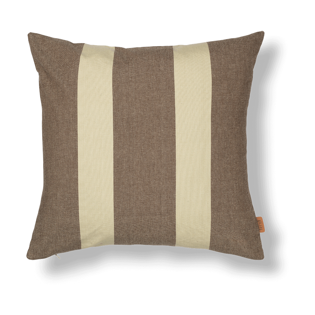 Bilde av ferm LIVING Strand outdoor putetrekk 50x50 cm Carob brown-parchment