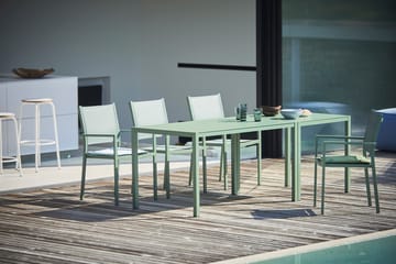 Aria uttrekkbart spisebord 140-200 cm - Sage green - Fiam