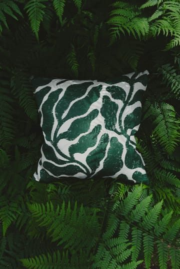 Leaves putetrekk 48x48 cm - Green - Fine Little Day