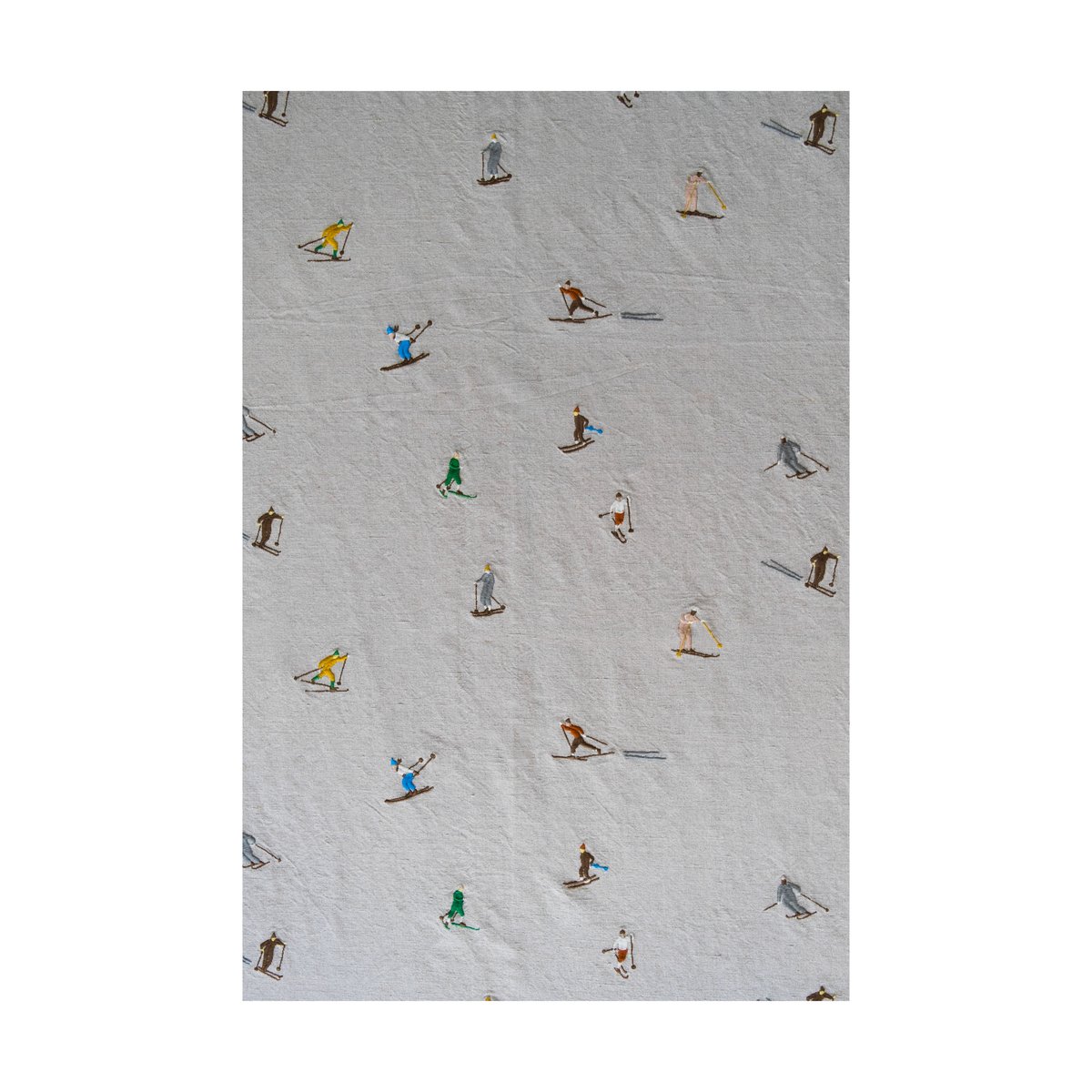 Fine Little Day Skiers duk 147 x 250 cm Natur | Skandinavisk Design | Duker | Beige