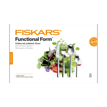 Functional Form bestikksett blankt - 16 deler - Fiskars