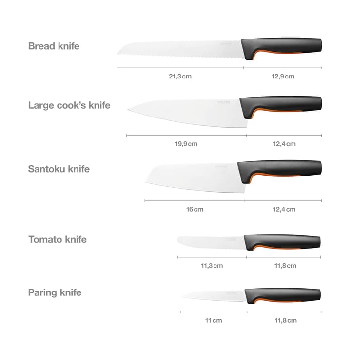 Functional Form knivsett stort, 5 deler Fiskars