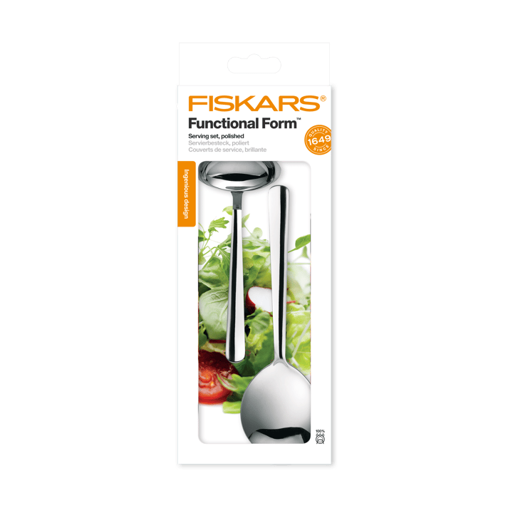 Functional Form serveringsbestikk 2 deler, Blank Fiskars