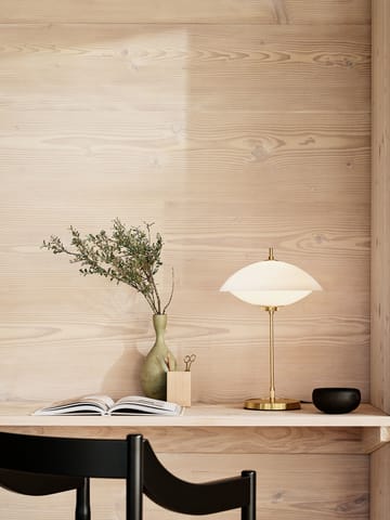 Clam bordlampe 50 cm - Opal-brass - Fritz Hansen