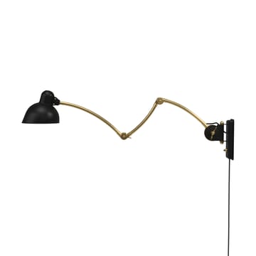 Kaiser Idell 6559-W vegglampe - Matt black-brass - Fritz Hansen