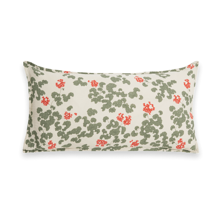 Pelargonium Muslin putetrekk - 50x90 cm - Garbo&Friends