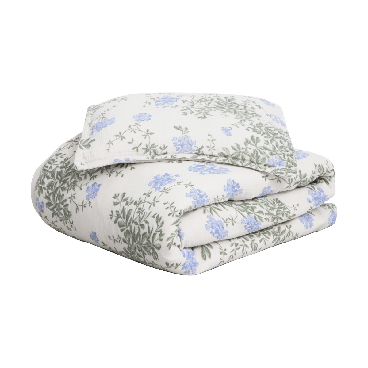 Bilde av Garbo&Friends Plumbago Muslin sengesett baby 70x100 cm/40x45 cm