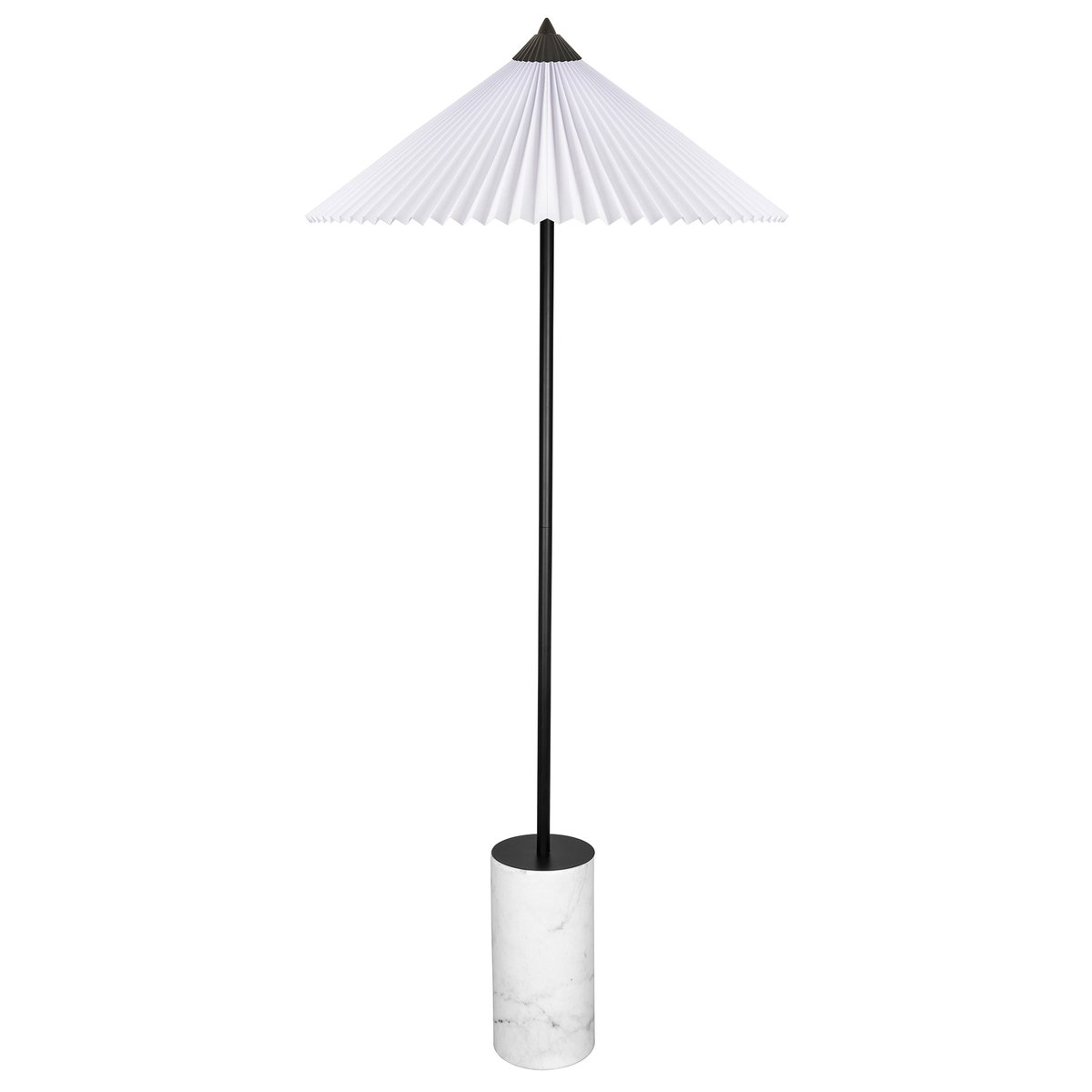 Bilde av Globen Lighting Matisse gulvlampe 150 cm Svart-hvit