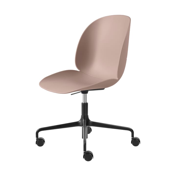 Beetle Meeting Chair kontorstol - Sweet pink-black - GUBI