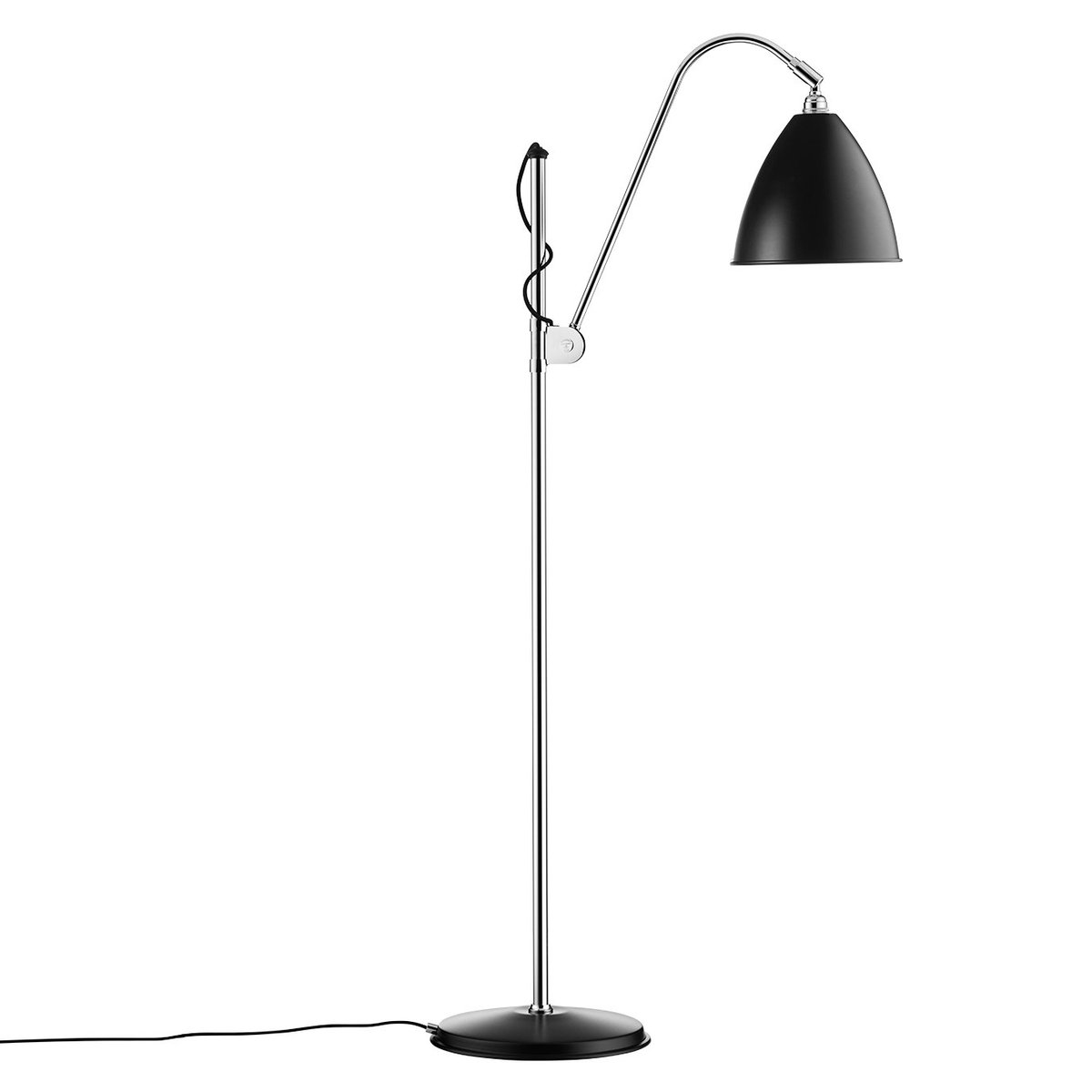 Bilde av GUBI Bestlite BL3M gulvlampe svart-krom