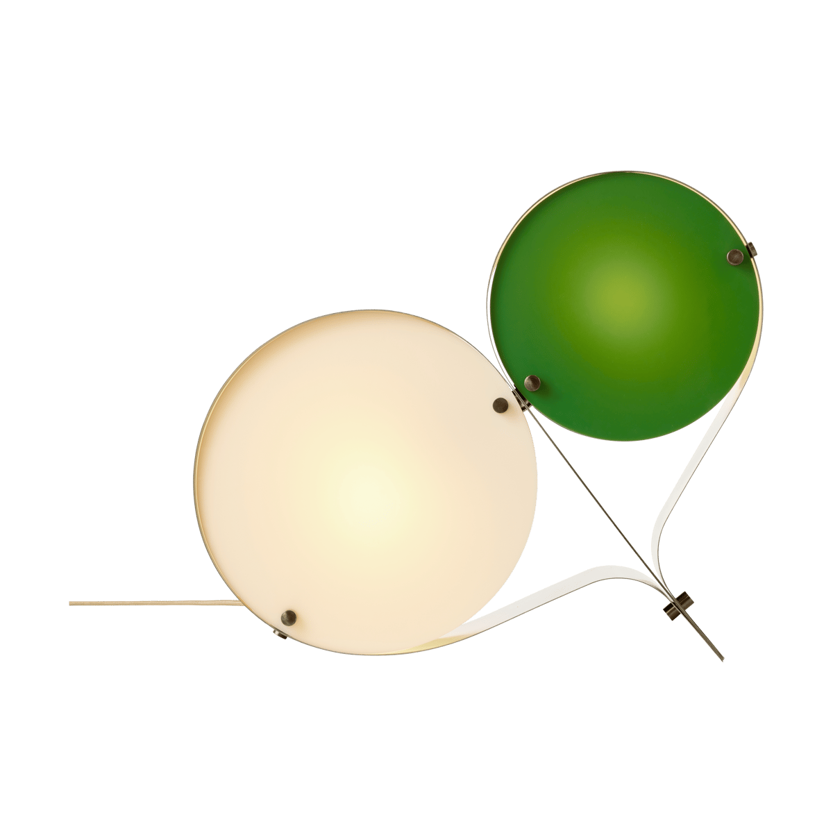 Bilde av GUBI Coppia bordlampe Ivory & clover