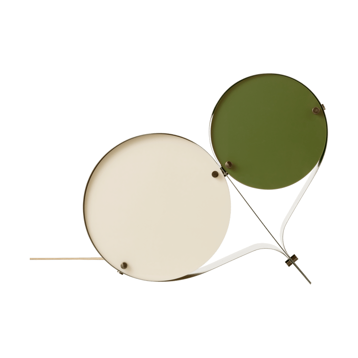 Coppia bordlampe, Ivory & olive GUBI