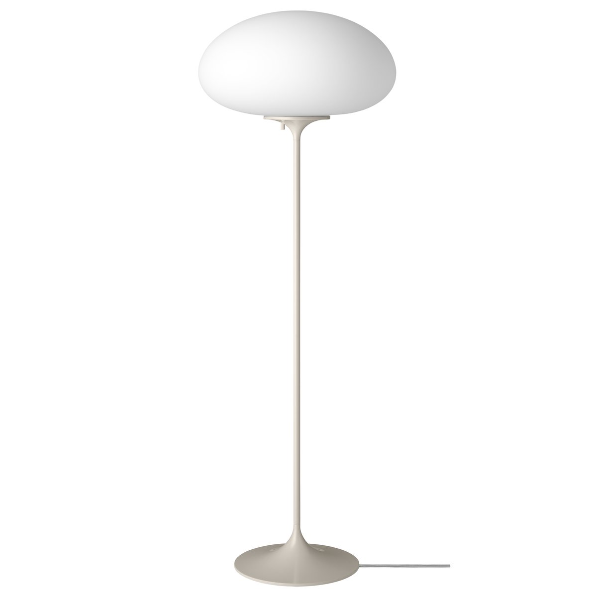 Bilde av GUBI Stemlite gulvlampe 110 cm Pebble Grey