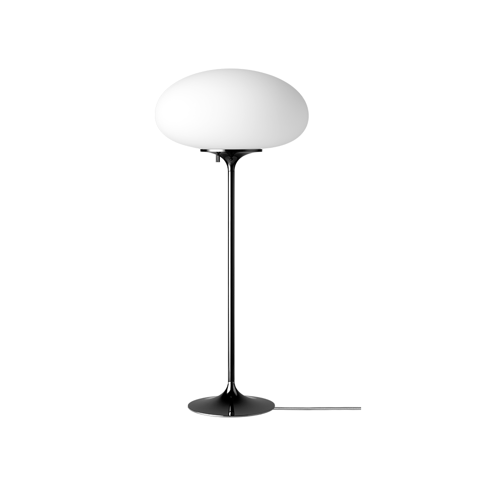 Bilde av GUBI Stemlite gulvlampe black chrome h.110 cm