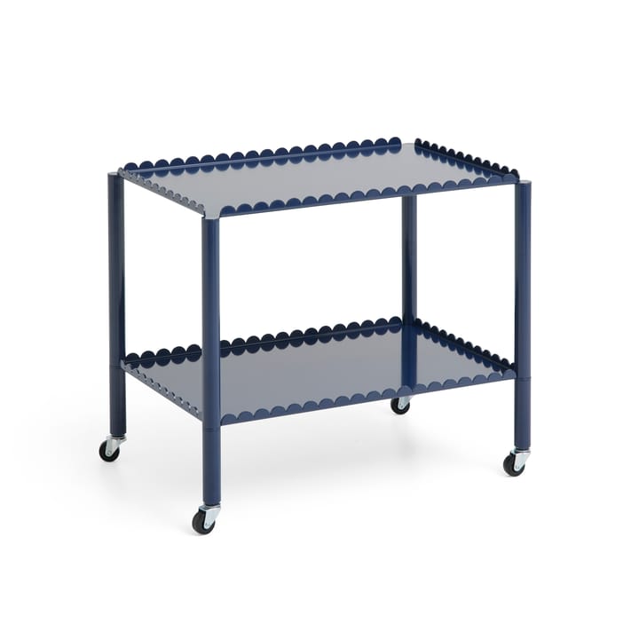 Arcs Trolley Low serveringsvogn - Steel blue - HAY