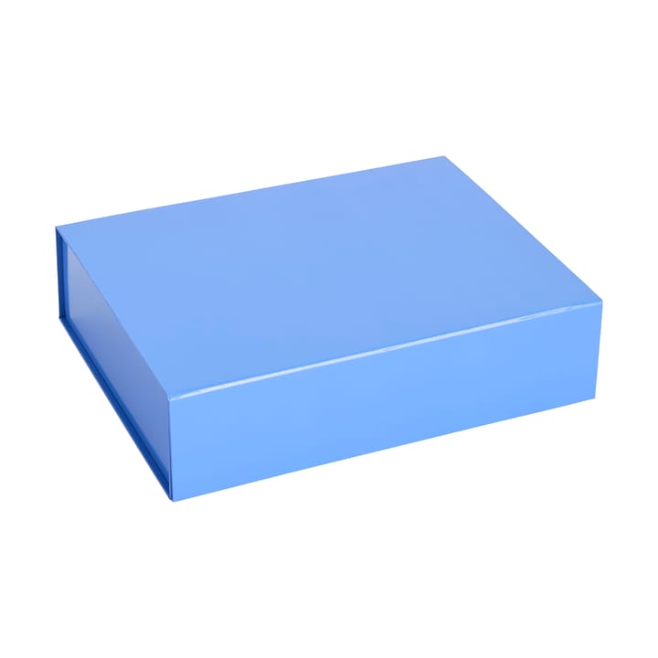 Colour Storage S boks med lokk 25,5 x 33 cm - Vibrant blue - HAY