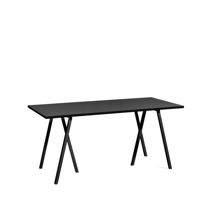 Loop Stand spisebord - Black linoleum-black, 160 cm - HAY