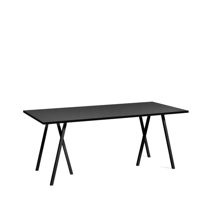 Loop Stand spisebord - Black linoleum-black, 180 cm - HAY