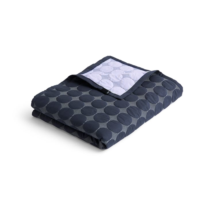 Mega Dot sengeteppe organic 195x245 cm - Midnight blue - HAY