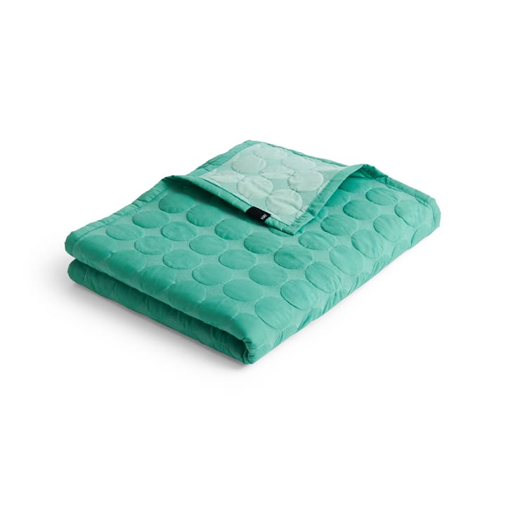 Mega Dot sengeteppe organic 235x245 cm - Sea green - HAY