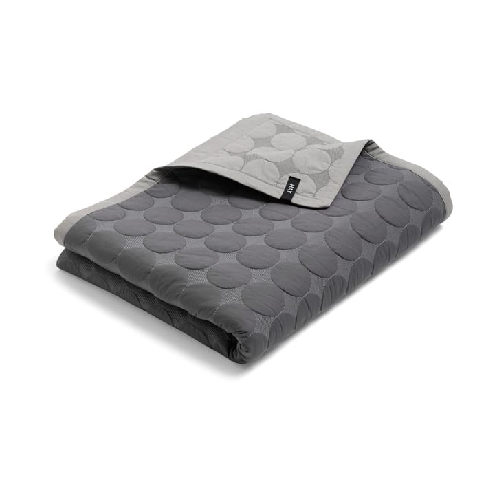 Mega Dot sengeteppe organic 260x260 cm - Dark grey - HAY