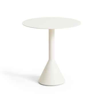 Palissade Cone rundt kafébord - Cream white, Ø70 cm - HAY