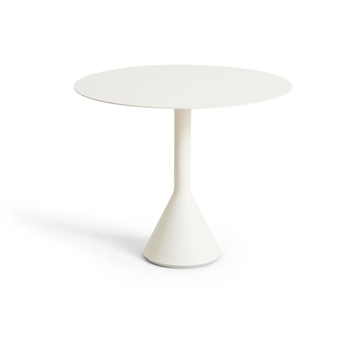 Palissade Cone rundt kafébord, Cream white, Ø90 cm HAY