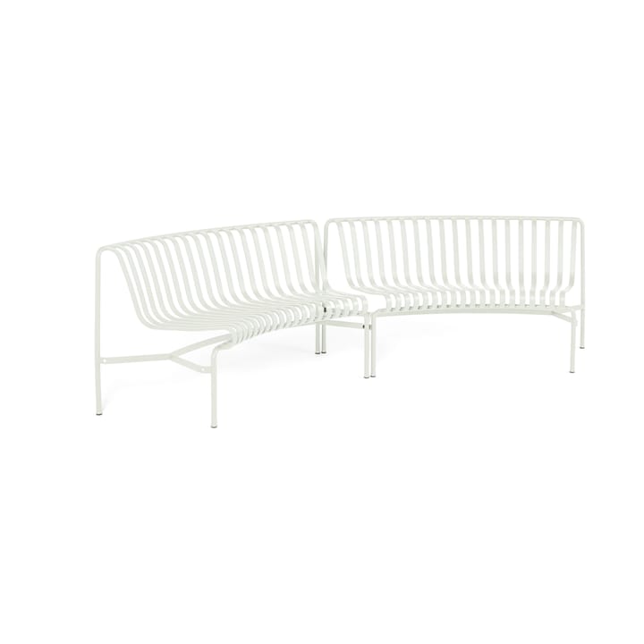 Palissade Dining parkbenk in-in - Cream white - HAY